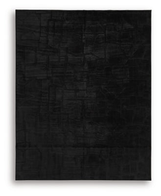 Ashley Gibbswell Black Washable 8' x 10' Area Rug