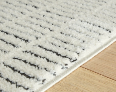 Ashley Turinwith Ivory Black 5'3" x 7' Area Rug