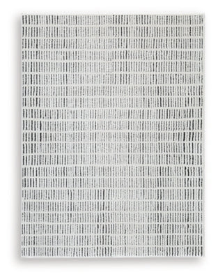 Ashley Turinwith Ivory Black 5'3" x 7' Area Rug