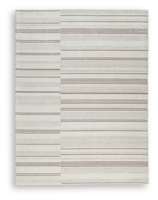 Ashley Gadence Ivory Tan 7'8" x 10' Area Rug