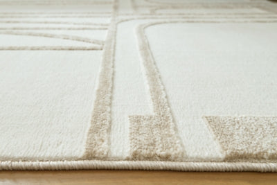 Ashley Farongrove Ivory Beige 7'10" x 10' Area Rug