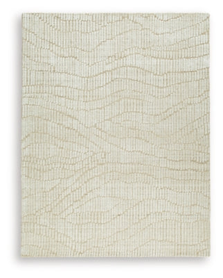 Ashley Jaseena Beige Tan 7'8" x 10' Area Rug