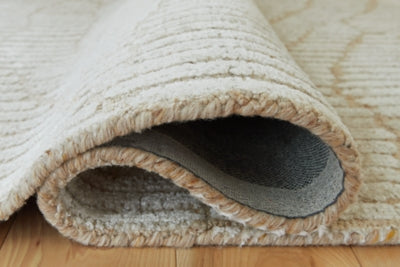 Ashley Jaseena Beige Tan 5' x 7' Area Rug