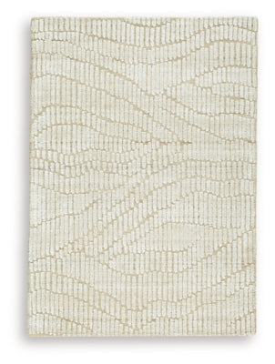 Ashley Jaseena Beige Tan 5' x 7' Area Rug