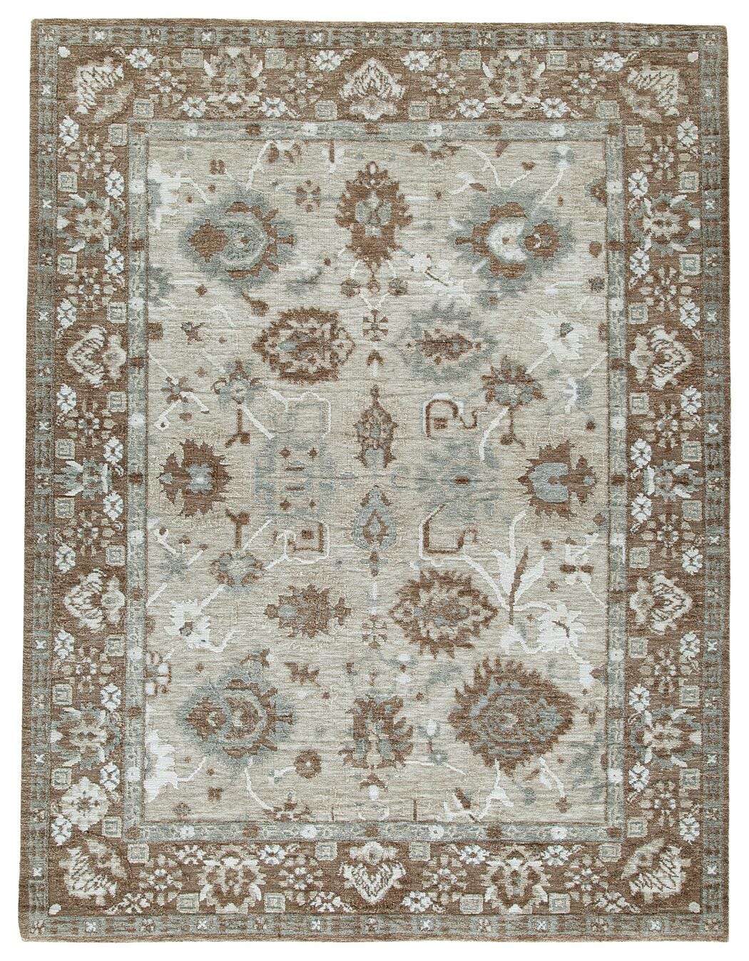 Ashley Ainswick Brown Beige Gray Memory Foam Large Rug