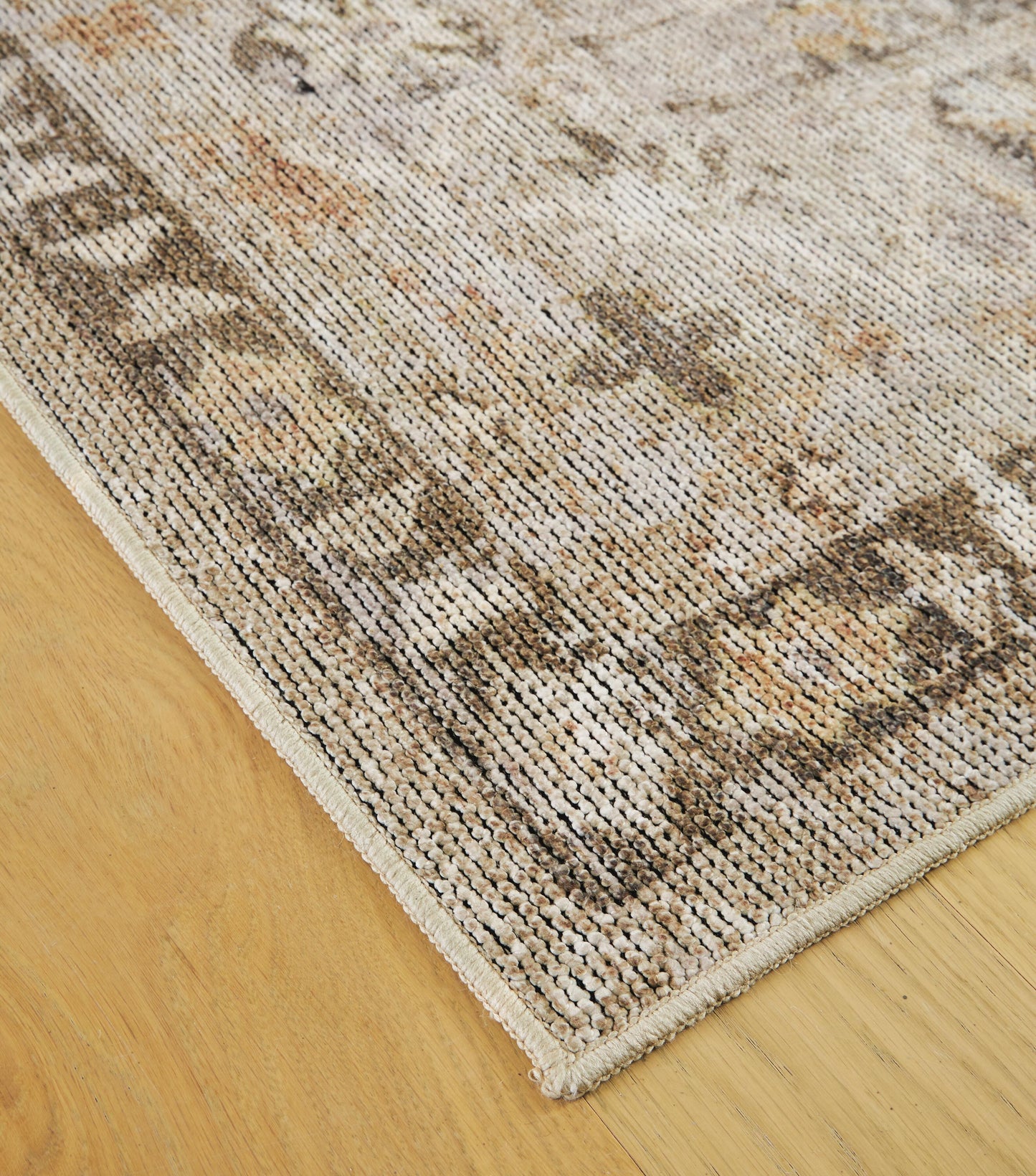 Ashley Livdon Brown Beige Gray Washable Medium Rug