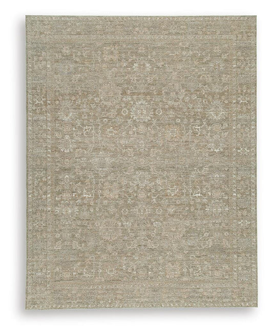 Ashley Neroham Gray Brown Cream Large Rug