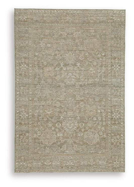 Ashley Neroham Gray Brown Cream Medium Rug