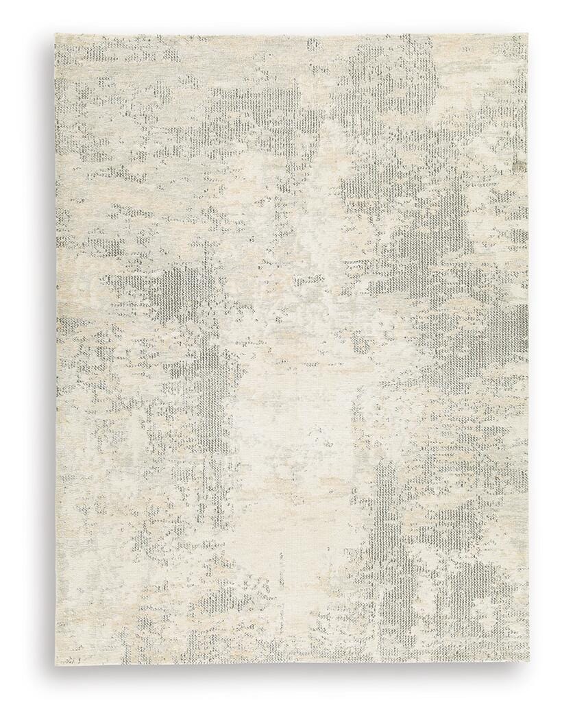 Ashley Raif Gray White Cream Large Rug
