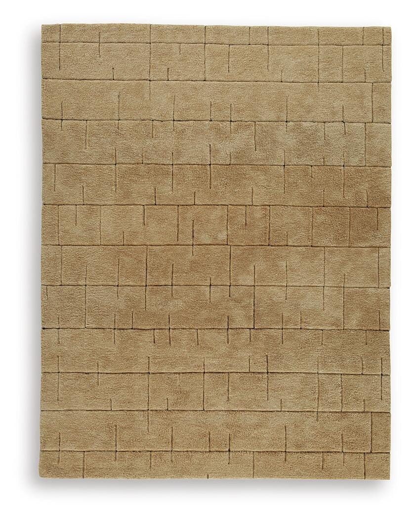 Ashley Luzmont Golden Brown Large Rug