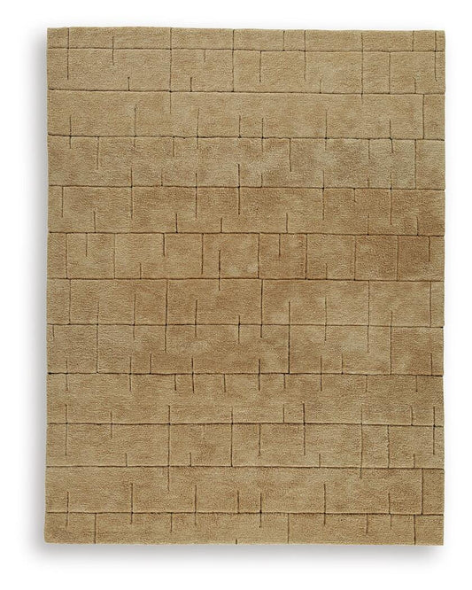 Ashley Luzmont Golden Brown Large Rug