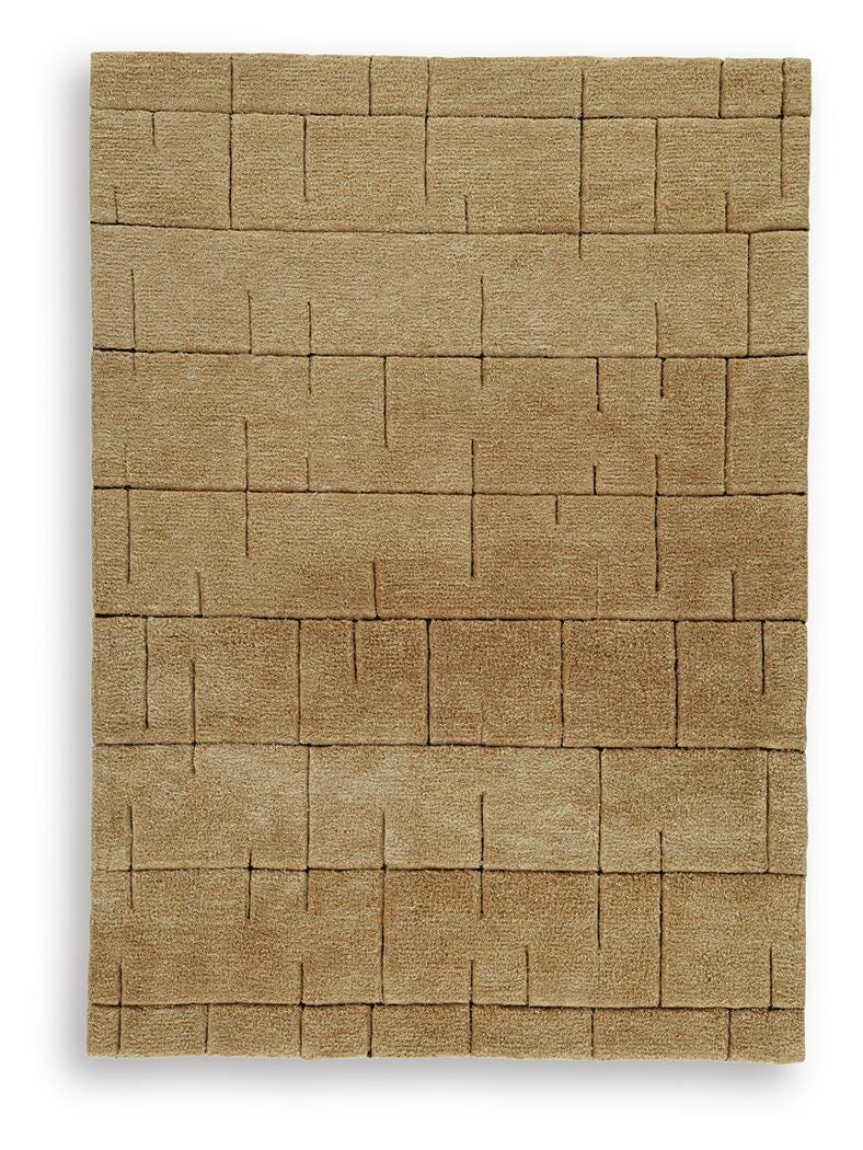 Ashley Luzmont Golden Brown Medium Rug