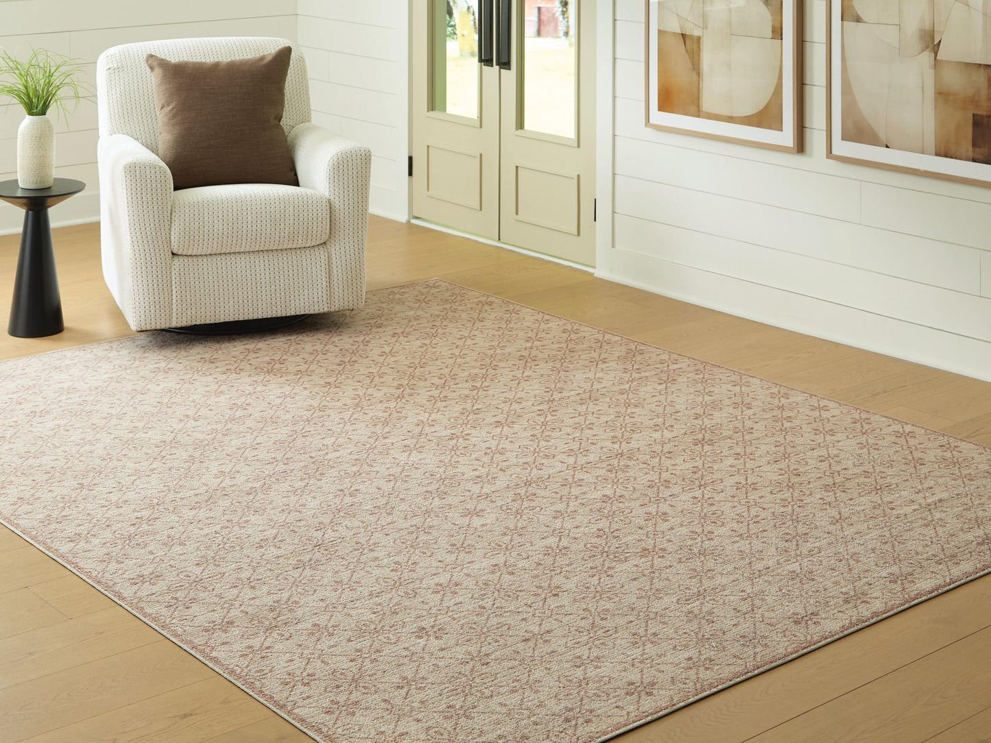 Ashley Lyamford Beige Gray Brown Large Rug