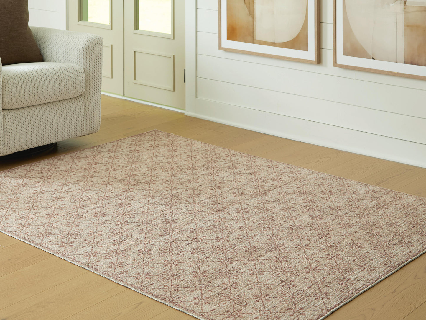 Ashley Lyamford Beige Gray Brown Medium Rug