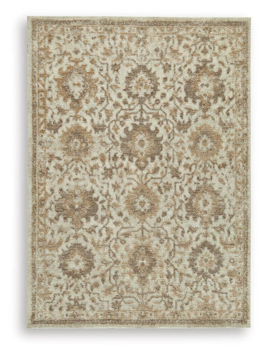 Ashley Sableridge Ivory Taupe Camel Medium Rug