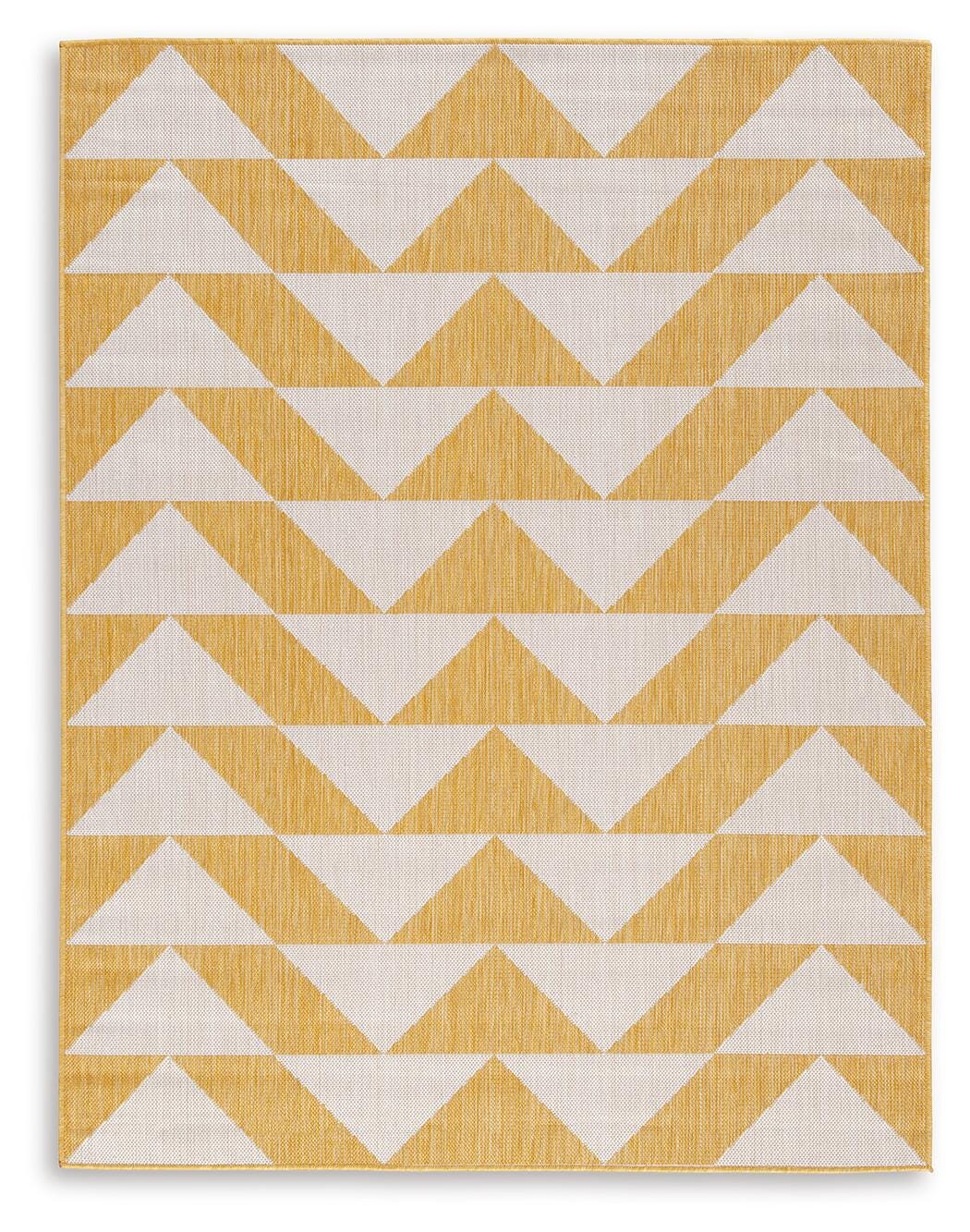 Ashley Thomley Ivory Yellow 5' x 7' Rug