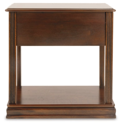 Ashley Breegin Brown Chairside End Table