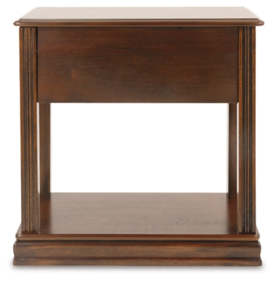 Ashley Breegin Brown Chairside End Table