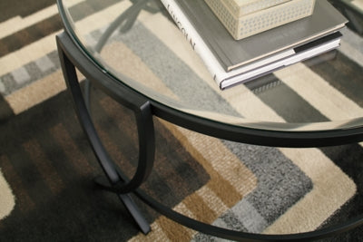 Ashley Tarrin Black Table (Set of 3)