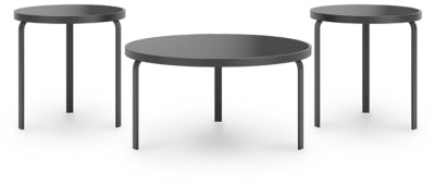 Ashley Dorylin Black Table (Set of 3)