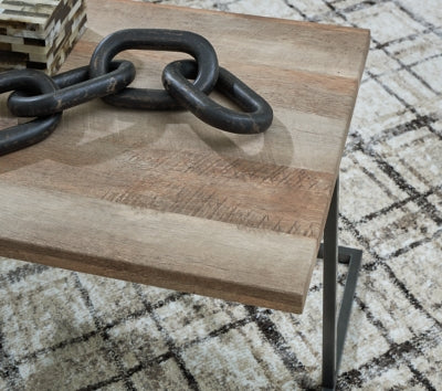 Ashley Albreane Grayish Brown Black Table (Set of 3)