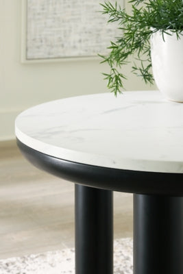 Ashley Xandrum Black White Table (Set of 3)