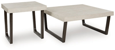 Ashley Westenfort Espresso Gray Table (Set of 2)