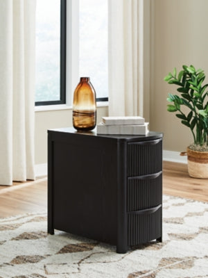Ashley Camdill Black Chairside End Table