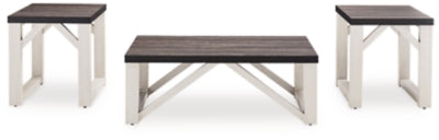 Ashley Dorrinson Antique White Table (Set of 3)