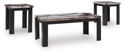 Ashley Jazmore Dark Brown Table (Set of 3)