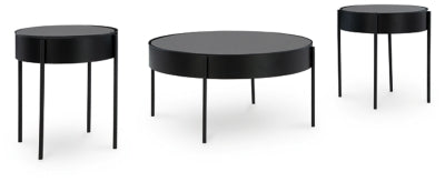 Ashley Ardoline Black Table (Set of 3)