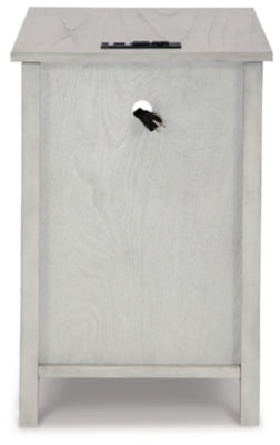 Ashley Treytown Antique White Chairside End Table