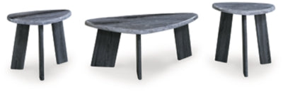 Ashley Bluebond Gray Table (Set of 3)
