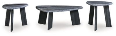 Ashley Bluebond Gray Table (Set of 3)