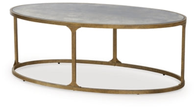 Ashley Korajane Antique Gold Coffee Table