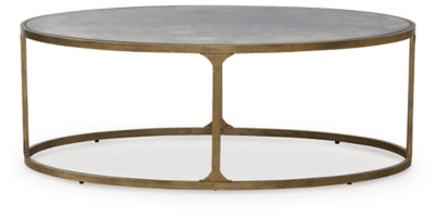 Ashley Korajane Antique Gold Coffee Table