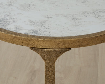Ashley Korajane Antique Gold End Table