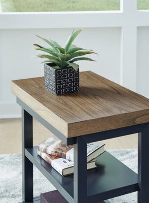 Ashley Landocken Brown Blue Table (Set of 3)