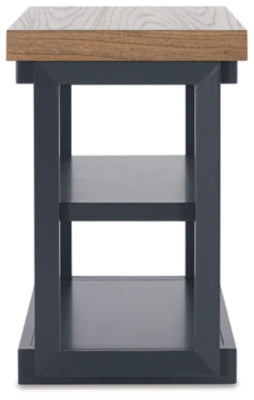 Ashley Landocken Brown Blue Table (Set of 3)