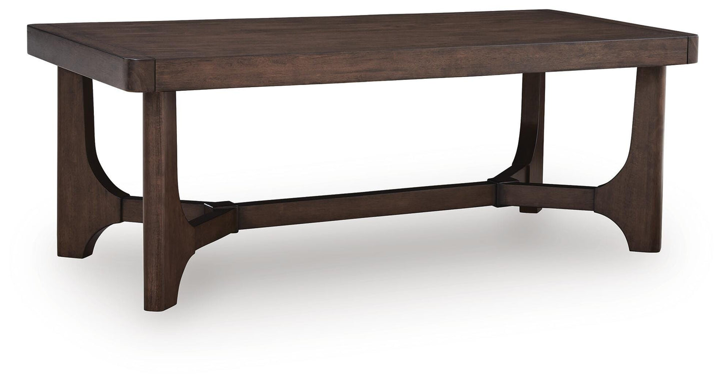 Ashley Korestone Dark Brown Coffee Table