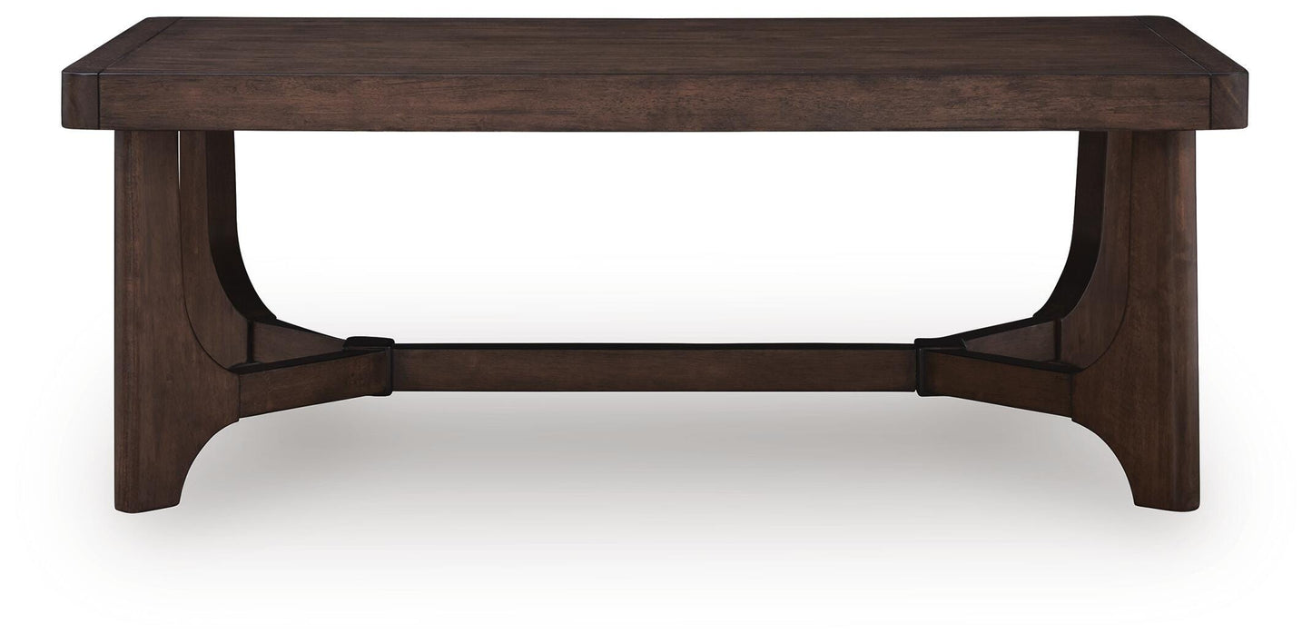 Ashley Korestone Dark Brown Coffee Table