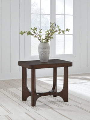 Ashley Korestone Dark Brown End Table