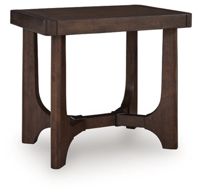 Ashley Korestone Dark Brown End Table