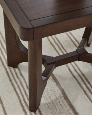 Ashley Korestone Dark Brown End Table