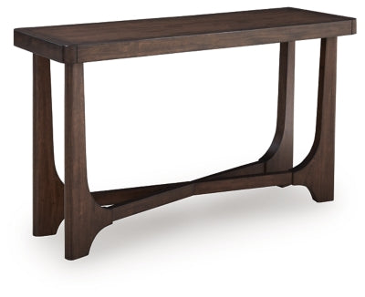 Ashley Korestone Dark Brown Sofa Table