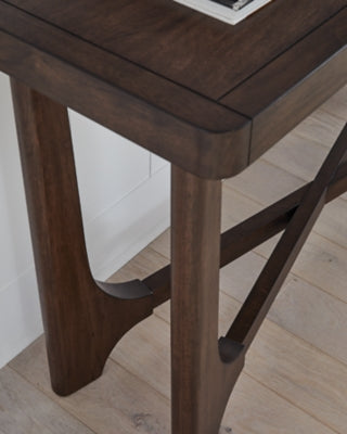Ashley Korestone Dark Brown Sofa Table