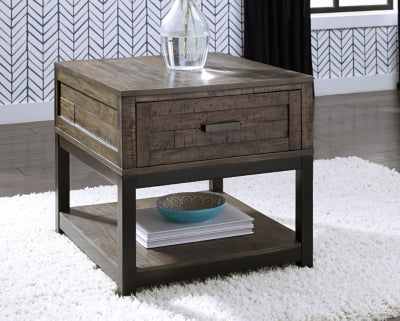 Ashley Johurst Grayish Brown End Table