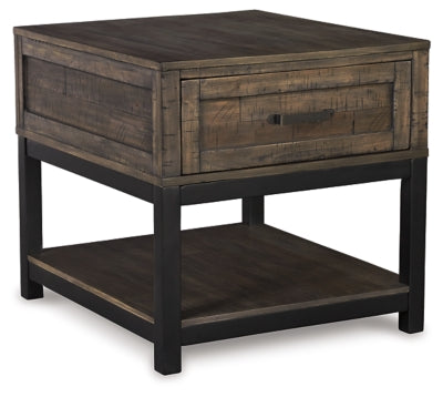 Ashley Johurst Grayish Brown End Table