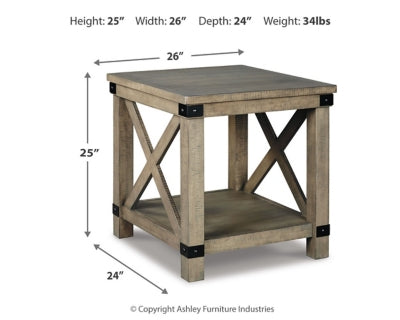 Ashley Aldwin Gray End Table