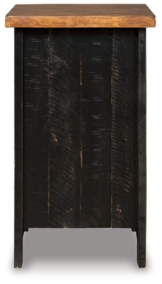 Ashley Valebeck Black Brown Chairside End Table